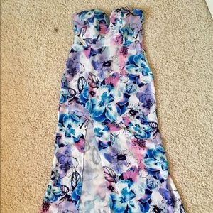 L'atiste Strapless Maxi Dress